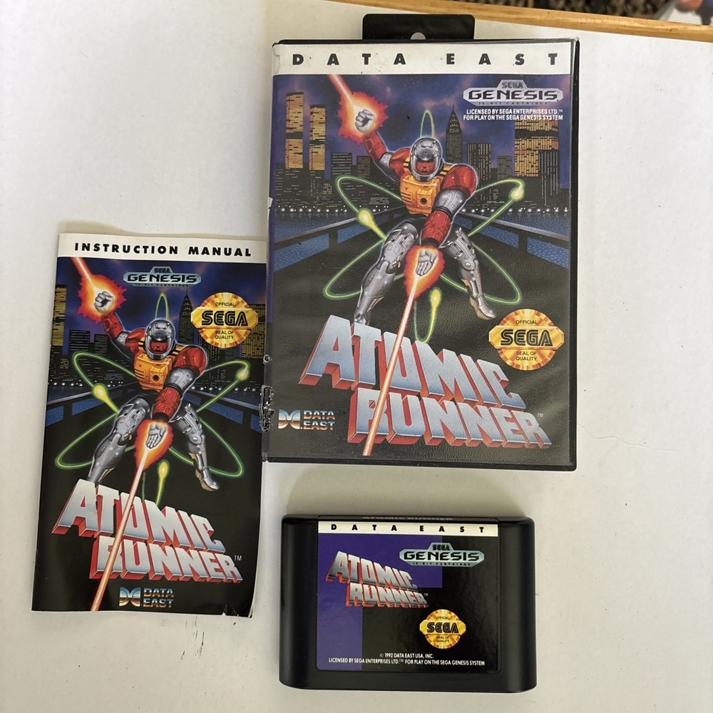 Atomic Runner Sega Genesis CIB Complete